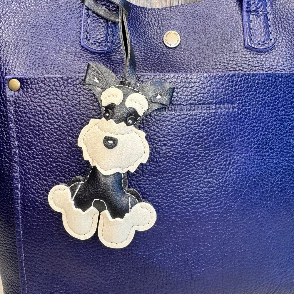Black Dog Purse Charm Schnauzer Bag Charm Purse Dog lover Gift NEW FAST SHIP